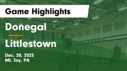 Donegal  vs Littlestown  Game Highlights - Dec. 28, 2023