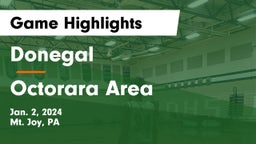 Donegal  vs Octorara Area  Game Highlights - Jan. 2, 2024