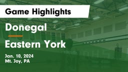 Donegal  vs Eastern York  Game Highlights - Jan. 10, 2024