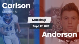 Matchup: Carlson  vs. Anderson  2017