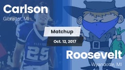 Matchup: Carlson  vs. Roosevelt  2016