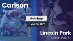 Matchup: Carlson  vs. Lincoln Park  2016