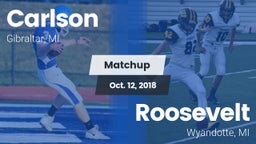 Matchup: Carlson  vs. Roosevelt  2018