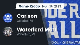 Recap: Carlson  vs. Waterford Mott 2023