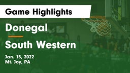 Donegal  vs South Western  Game Highlights - Jan. 15, 2022