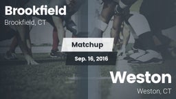 Matchup: Brookfield High vs. Weston  2016