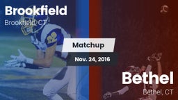 Matchup: Brookfield High vs. Bethel  2016