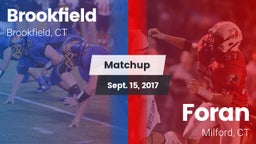 Matchup: Brookfield High vs. Foran  2017