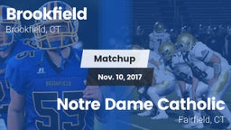 Matchup: Brookfield High vs. Notre Dame Catholic  2017