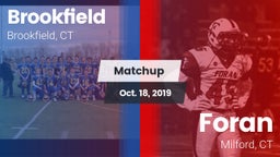 Matchup: Brookfield High vs. Foran  2019