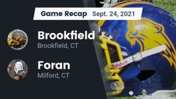 Recap: Brookfield  vs. Foran  2021