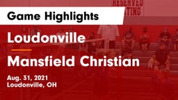 Loudonville  vs Mansfield Christian Game Highlights - Aug. 31, 2021