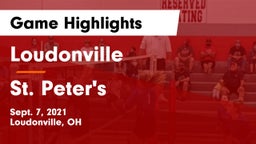 Loudonville  vs St. Peter's  Game Highlights - Sept. 7, 2021