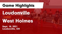 Loudonville  vs West Holmes  Game Highlights - Sept. 18, 2021