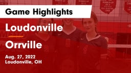 Loudonville  vs Orrville  Game Highlights - Aug. 27, 2022