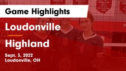 Loudonville  vs Highland Game Highlights - Sept. 3, 2022