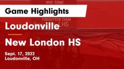 Loudonville  vs New London HS Game Highlights - Sept. 17, 2022