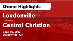 Loudonville  vs Central Christian  Game Highlights - Sept. 20, 2022
