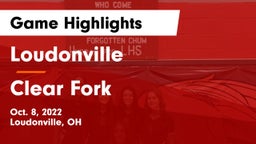 Loudonville  vs Clear Fork  Game Highlights - Oct. 8, 2022