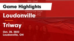 Loudonville  vs Triway  Game Highlights - Oct. 20, 2022
