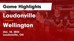 Loudonville  vs Wellington  Game Highlights - Oct. 18, 2023