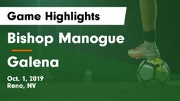 Bishop Manogue  vs Galena  Game Highlights - Oct. 1, 2019
