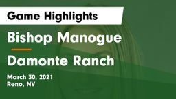 Bishop Manogue  vs Damonte Ranch  Game Highlights - March 30, 2021