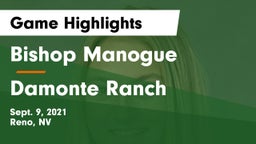 Bishop Manogue  vs Damonte Ranch  Game Highlights - Sept. 9, 2021