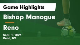 Bishop Manogue  vs Reno  Game Highlights - Sept. 1, 2022