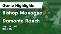 Bishop Manogue  vs Damonte Ranch  Game Highlights - Sept. 26, 2023