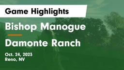 Bishop Manogue  vs Damonte Ranch  Game Highlights - Oct. 24, 2023