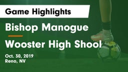 Bishop Manogue  vs Wooster High Shool  Game Highlights - Oct. 30, 2019