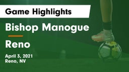 Bishop Manogue  vs Reno   Game Highlights - April 3, 2021