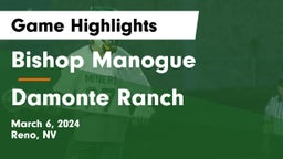 Bishop Manogue  vs Damonte Ranch  Game Highlights - March 6, 2024