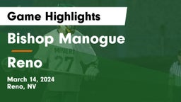 Bishop Manogue  vs Reno  Game Highlights - March 14, 2024