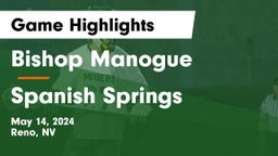 Bishop Manogue  vs Spanish Springs  Game Highlights - May 14, 2024