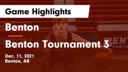 Benton  vs Benton Tournament 3 Game Highlights - Dec. 11, 2021