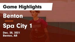 Benton  vs Spa City 1 Game Highlights - Dec. 28, 2021