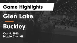 Glen Lake   vs Buckley Game Highlights - Oct. 8, 2019