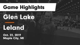 Glen Lake   vs Leland Game Highlights - Oct. 22, 2019