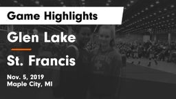 Glen Lake   vs St. Francis  Game Highlights - Nov. 5, 2019