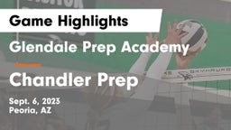 Glendale Prep Academy  vs Chandler Prep  Game Highlights - Sept. 6, 2023