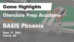 Glendale Prep Academy  vs BASIS Phoenix Game Highlights - Sept. 21, 2023