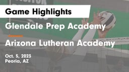 Glendale Prep Academy  vs Arizona Lutheran Academy  Game Highlights - Oct. 5, 2023