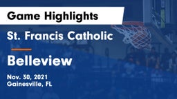 St. Francis Catholic  vs Belleview  Game Highlights - Nov. 30, 2021