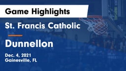 St. Francis Catholic  vs Dunnellon  Game Highlights - Dec. 4, 2021