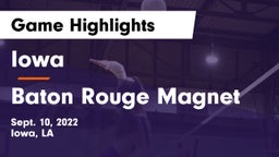 Iowa  vs Baton Rouge Magnet  Game Highlights - Sept. 10, 2022
