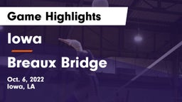 Iowa  vs Breaux Bridge Game Highlights - Oct. 6, 2022