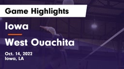 Iowa  vs West Ouachita  Game Highlights - Oct. 14, 2022