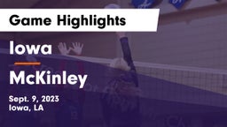 Iowa  vs McKinley Game Highlights - Sept. 9, 2023